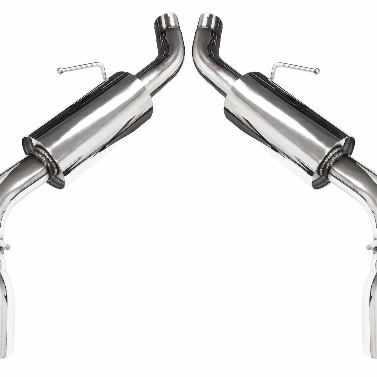 Mishimoto 2016+ Chevrolet Camaro 2.0T Quad-Tip Race Axle-Back Exhaust w/ Polished Tips