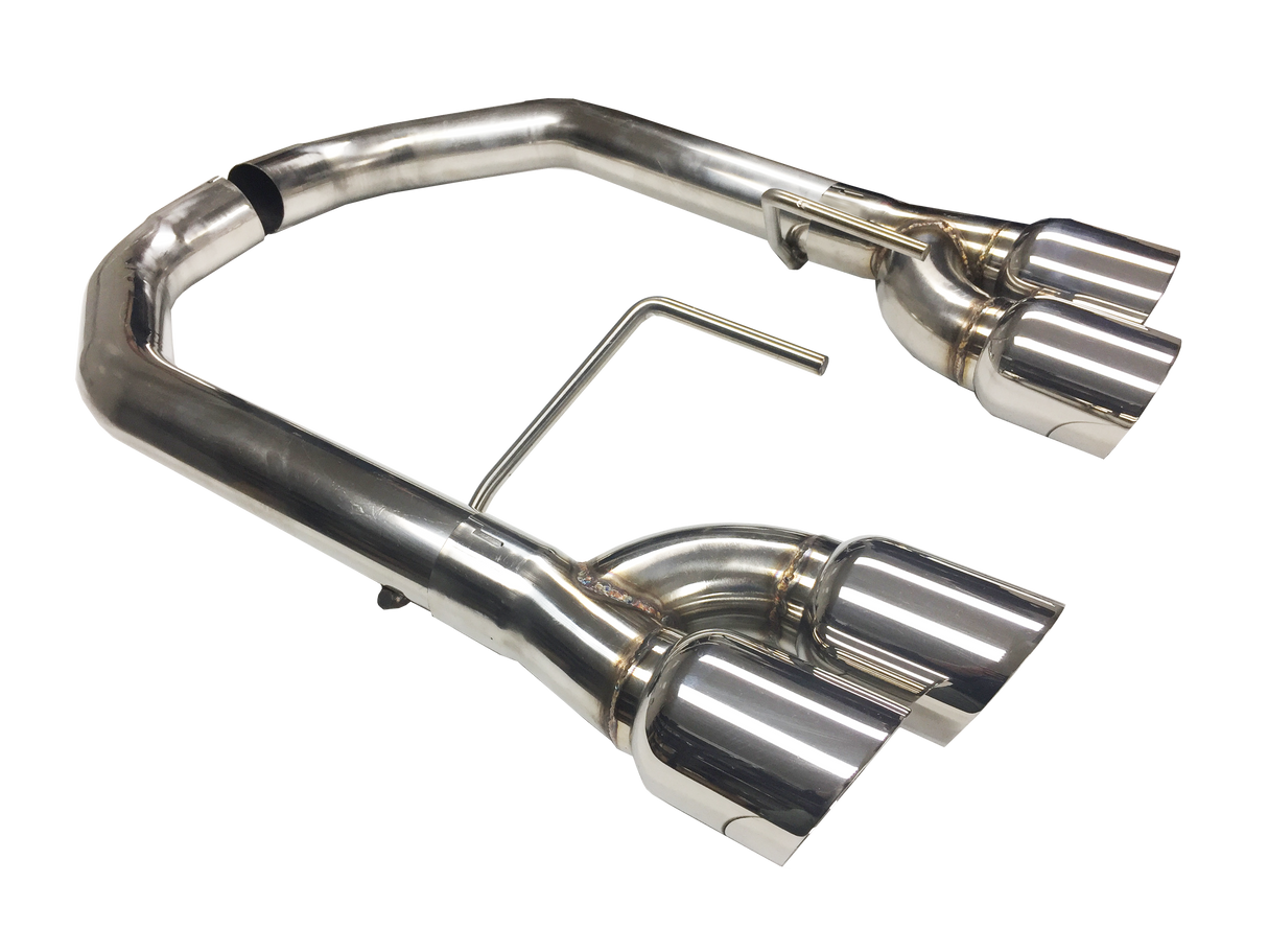 2018-23 Ford Mustang GT Quad Tip Race Series Exhaust - EX3051R