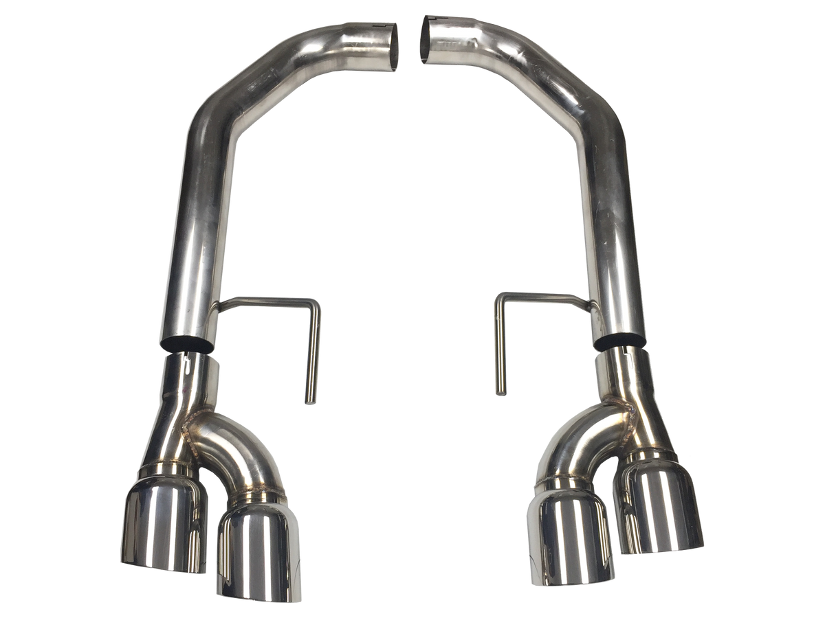 2018-23 Ford Mustang GT Quad Tip Race Series Exhaust - EX3051R